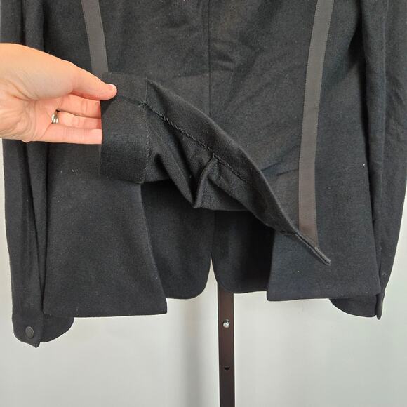 Rag and Bone Knit Blazer Jacket Black 2 - Picture 6 of 8